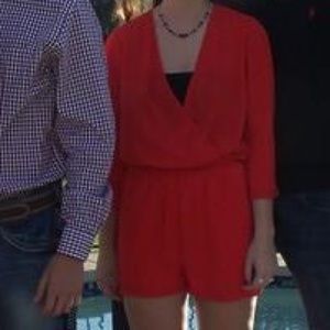 Red romper